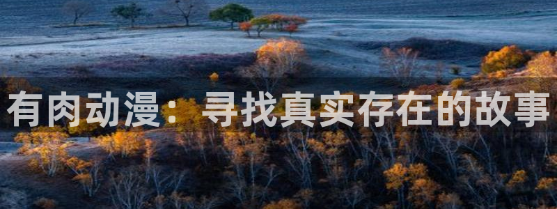 哈哩哈哩官方动漫网站：有肉动漫：寻找真实存在的故事